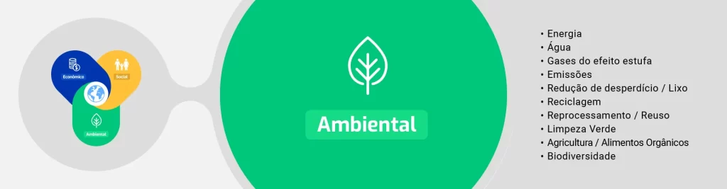 Tripé da sustentabilidade - Ambiental