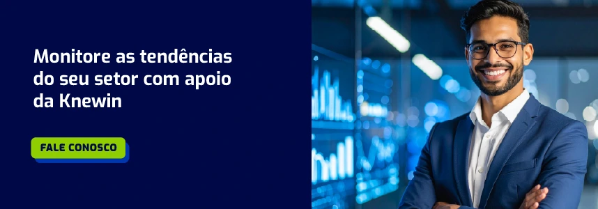 Monitore as tendencias do seu setor com apoio da Knewin